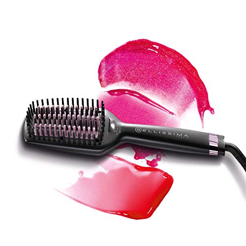 Imetec Bellissima Magic Straight Brush PB5 100 - Cepillo Alisador de Pelo, con Calor, Efecto Liso Natural, Cerdas Revestidas en Cerámica, Tecnología Iónica