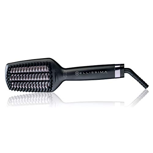 Imetec Bellissima Magic Straight Brush PB5 100 - Cepillo Alisador de Pelo, con Calor, Efecto Liso Natural, Cerdas Revestidas en Cerámica, Tecnología Iónica