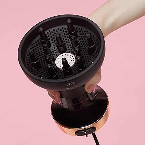 Imetec Bellissima My Pro Diffon Ceramic DF1 3000, Difusor de aire caliente para cabello rizado, tecnología cerámica,700 W, 2 combinaciones aire/temperatura, secado delicado sin efecto encrespamiento