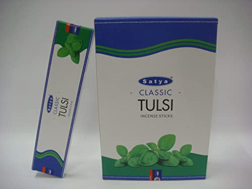 Incienso Satya Classic Tulsi - Albahaca 12x18g