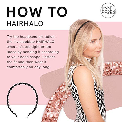 Invisibobble Diademas Invisibobble Hairhalo True Dark Sparkle 40 g