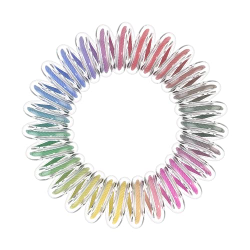 Invisibobble Power Magic Rainbow i 3 gomas para el pelo en espiral, para niñas, mujeres y hombres, extrafuertes, diseñadas en el corazón de Múnich