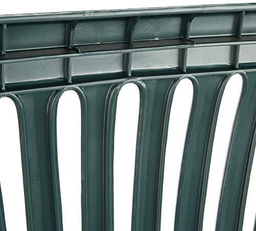 Ipae-Progarden Banco JARDÍN con Brazos Diva Verde, 114 x 55 x 82 cm, 8009271471009