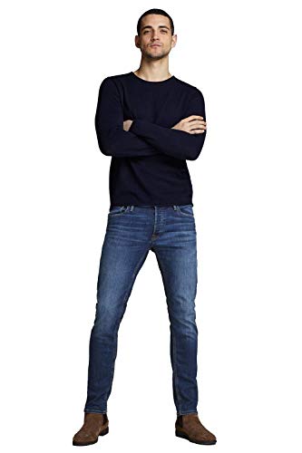 Jack & Jones Jjiglenn Jjoriginal Am 814 Noos Vaqueros Slim, Azul, 32W / 32L para Hombre