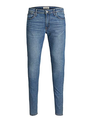 Jack & Jones Jjitom Jjoriginal Am 815 STS Vaqueros Skinny, Azul Mezclilla, W33/L30 (Talla del Fabricante: 33) para Hombre