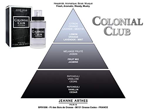 Jeanne Arthes Eau de Toilette Colonial Club 100 ml