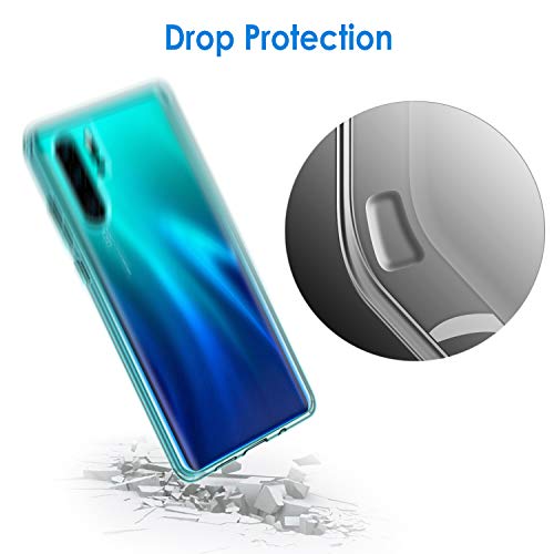 JETech Funda Compatible Huawei P30 Pro, Material de TPU Premium, Prueba de Golpes (Aurora)