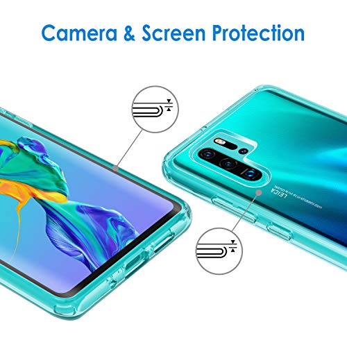 JETech Funda Compatible Huawei P30 Pro, Material de TPU Premium, Prueba de Golpes (Aurora)