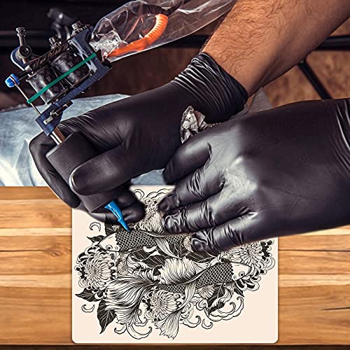 JJQHYC 10 Piezas Piel de Práctica deTatuaje Tatuaje de Doble Cara Gratis 2 Plantillas de Tatuajes para Tatuaje Principiantes y Artistas