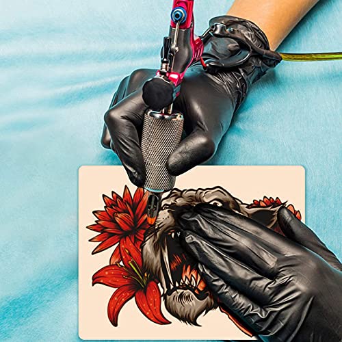 JJQHYC 10 Piezas Piel de Práctica deTatuaje Tatuaje de Doble Cara Gratis 2 Plantillas de Tatuajes para Tatuaje Principiantes y Artistas