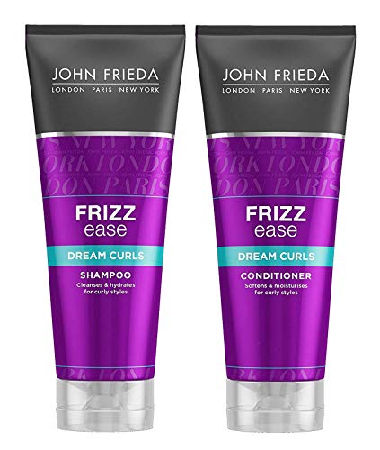 John Frieda - Champú& Acondicionador de Rizos Frizz Ease - 250ml Cada Uno