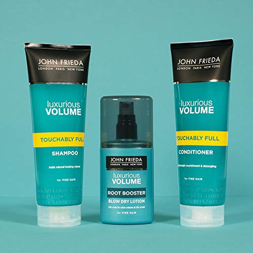 John Frieda Económico Champú, Acondicionador y Loción De Peinado Volumen 600 ml