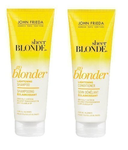 John Frieda Sheer Blonde Go Blonder Champú y Acondicionador - 250ML Cada