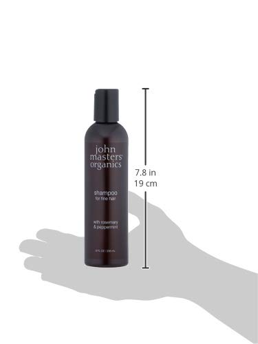 John Masters Organics Champú para Cabello Fino con Romero y Menta 236 ml