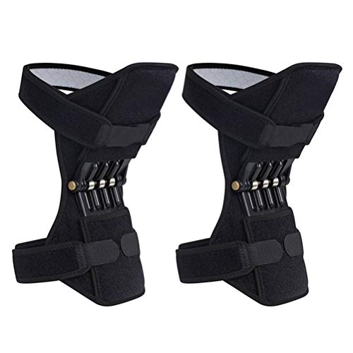 Joint Support Knee Pads, Knee Patella Strap, Power Lift Spring Force, Tendon Brace Band Pad for Arthritis Tendonitis Gym 1 Pair