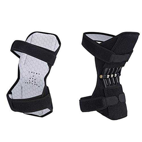 Joint Support Knee Pads, Knee Patella Strap, Power Lift Spring Force, Tendon Brace Band Pad for Arthritis Tendonitis Gym 1 Pair