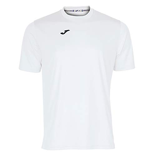 Joma Combi - Camiseta de Manga Corta, Hombre, Blanco, M