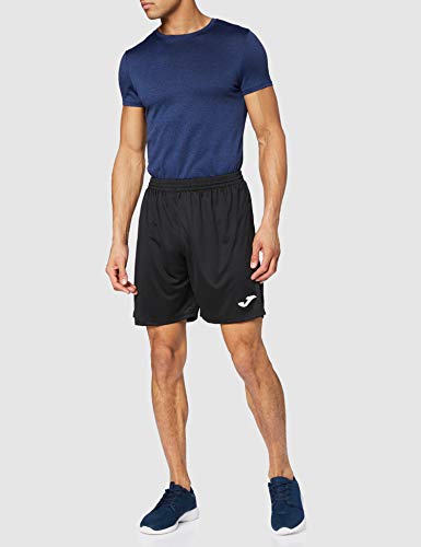 Joma Nobel Pantalones Cortos, Hombres, Negro, XS