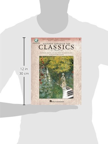 Journey through the classics 3 early intermediate piano +enregistrements online: Hal Leonard Piano Repertoire - 25 Essential Masterworks (Hal Leonard Piano Repertoire, 3)