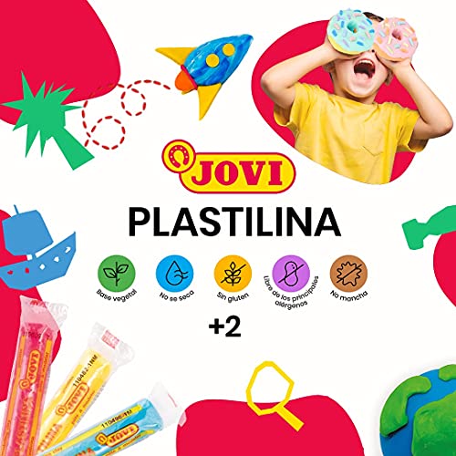 Jovi Plastilina, color surtido multicolor, 10 unidades (70/10S)