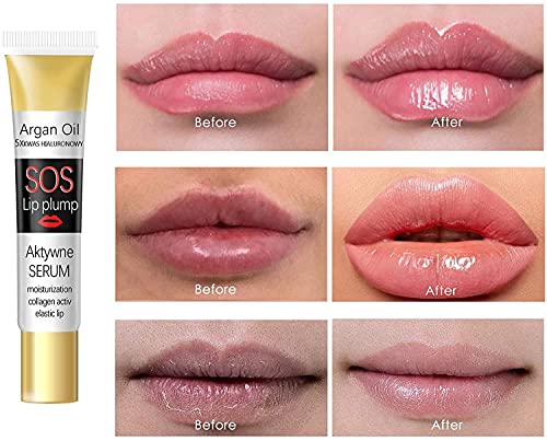 Juego de 2 uds para rellenar los labios, colágeno voluminizador instantáneo para rellenar los labios, hidratante, reparación de labios, esencia de volumen extremo, potenciador de labios