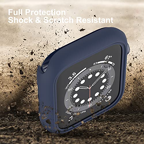 Jvchengxi [10 Piezas] Mate Funda Compatible con Apple Watch 38mm Series 3/2/1, [Sin Cristal Templado Protector de Pantalla] Duro PC Marco Carcasa Protectora Anti-Choque Parachoques para iWatch 38mm