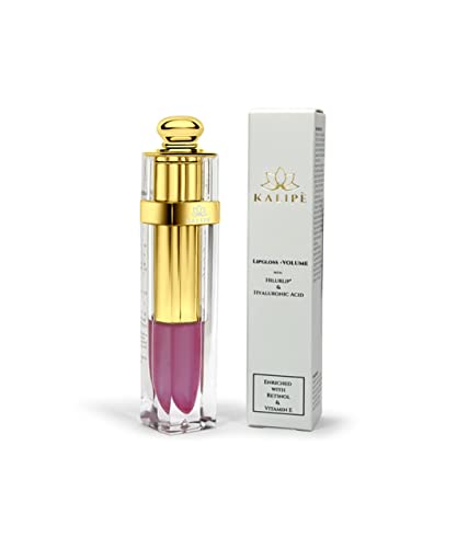 Kalipè - El Mejor Tratamiento de labios en un Brillo Volumizador y Hidratante con Acido Hialuronico, Retinol, Vitamina E y Hilurlip. Efecto Anti Edad. (Pearl Pink)