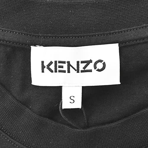 Kenzo Camiseta Tiger para hombre, color negro, 100% algodón, talla pequeña, Negro , M corto