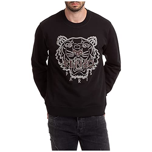 Kenzo Hombre Sudaderas Tiger Nero L