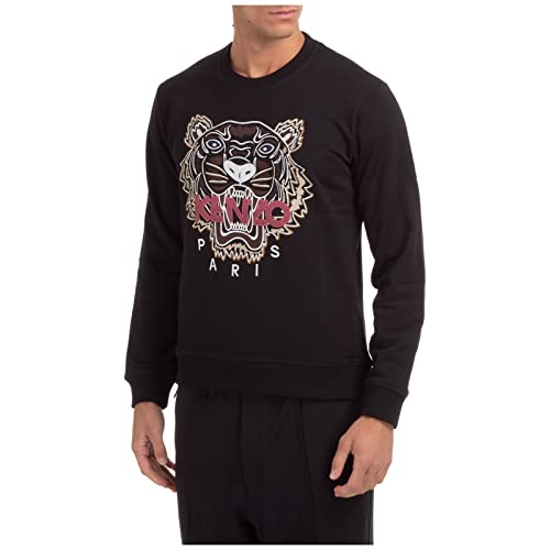 Kenzo Hombre Sudaderas Tiger Nero S