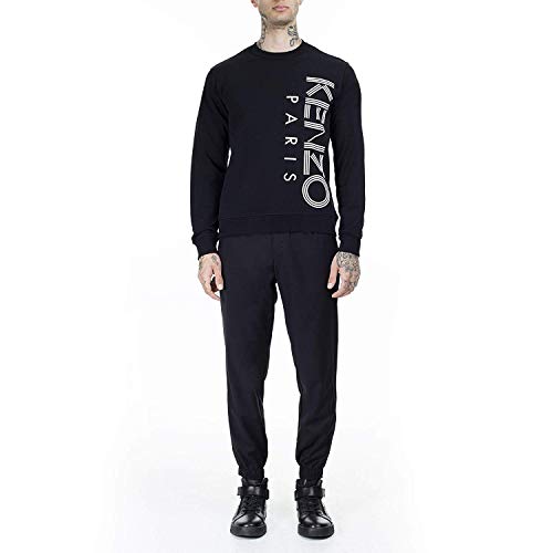 Kenzo Logotipo del Lado parisss Sweatshirt Black Extra Large