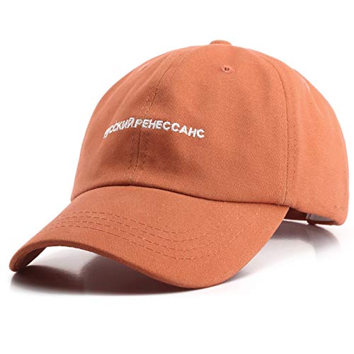 KGMO Summer Sun Caps Girls Boys Fashion Hip Hop Hat Gorra De Béisbol De Algodón para Mujeres Y Hombres Casual Snapback Hat Unisex Ajustable Naranja