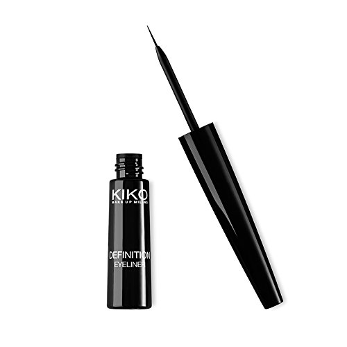 KIKO Milano Definition Eyeliner | Lápiz de ojos líquido con cepillo aplicador de precisión