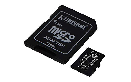 Kingston Canvas Select Plus Tarjeta microSD, SDCS2/32GB-3P1A Class 10 (3X Tarjetas,SD con Adaptador SD)