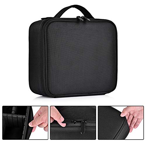 Kit de Maquillaje Neceser Make Up Bolso de Cosméticos Portable Organizador Maletín para Maquillaje Maleta de Makeup Profesional con Divisiones Extraíbles