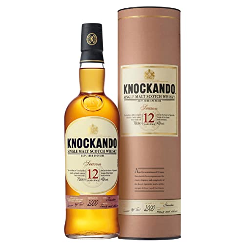 Knockando Whisky escocés puro de malta de Speyside - 0.7 L