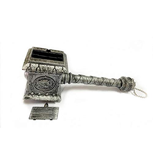 Kyowoll Doomhammer Martillo Abrebotellas con Sonido, Cerveza y Bebidas Abridor,Bar Cerveza Abridor Vino, Gran Regalos Creativos para Los Fans De Los Cómic O Películas (Plata)