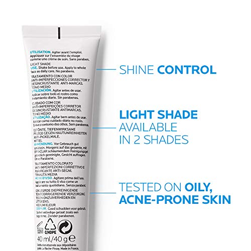 La Roche Posay Effaclar Duo Unifiant Unifying Corrective Tono Light Tratamiento Facial - 40 ml