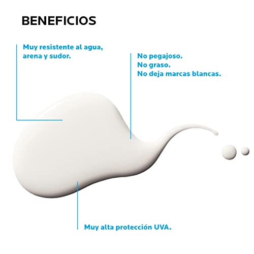 LA ROCHE-POSAY Laboratorios Dermatologique Anthelios Fluido Invisible Fps 50+ 50ml, Vanilla, 5 Unidad