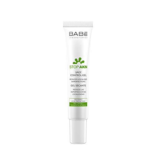 Laboratorios Babé - Stop AKN Gel Facial Secante 8 ml, Acción Intensiva, Cicatrizante, Tratamiento Acné, Disminución de Acné, Combate las Imperfecciones del Rostro