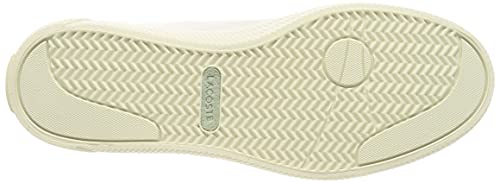 Lacoste GRIPSHOT Mid 0321 1 CFA, Zapatillas Mujer, Wht/Lt Grn, 37 EU