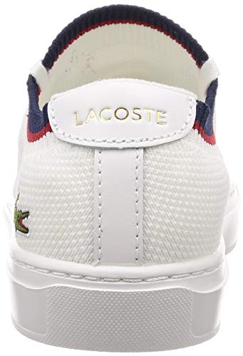 Lacoste LA PIQUEE 119 1 CMA, Zapatillas Hombre, Blanc (Wht/Nvy/Red 407), 46 EU