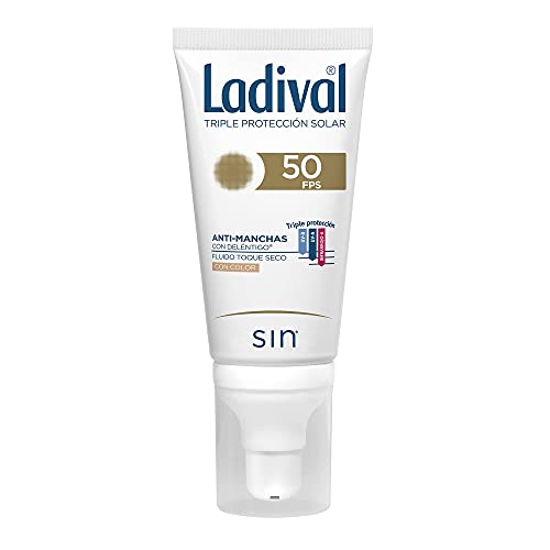 Ladival crema solar Anti-Manchas con color FPS50+ 50mL