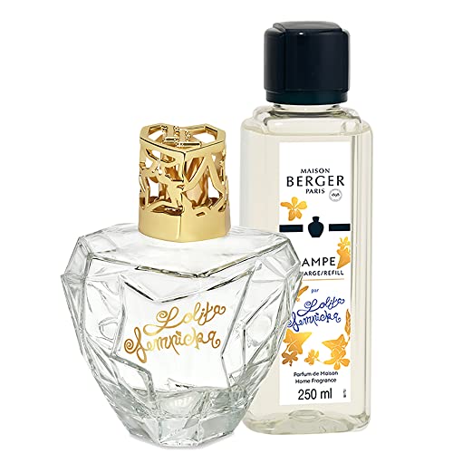 Lampe Berger Premium Lolita Lempicka Transparente (X3) Gift Set (/Habitación Ambientador), Cristal, 440 ml