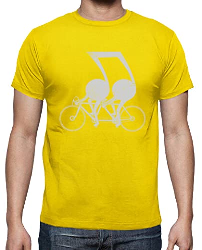 latostadora Camiseta Manga Corta Tandem (Light) para Hombre - Amarillo Limón L - Ref. 1650222-P