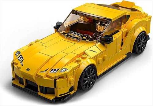 LEGO 76901 Speed Champions Toyota GR Supra, Coche Deportivo Coleccionable de Juguete para Construir para Niños +7 Años