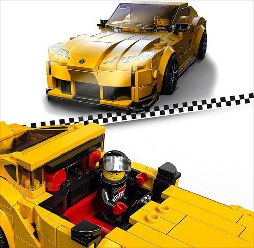 LEGO 76901 Speed Champions Toyota GR Supra, Coche Deportivo Coleccionable de Juguete para Construir para Niños +7 Años