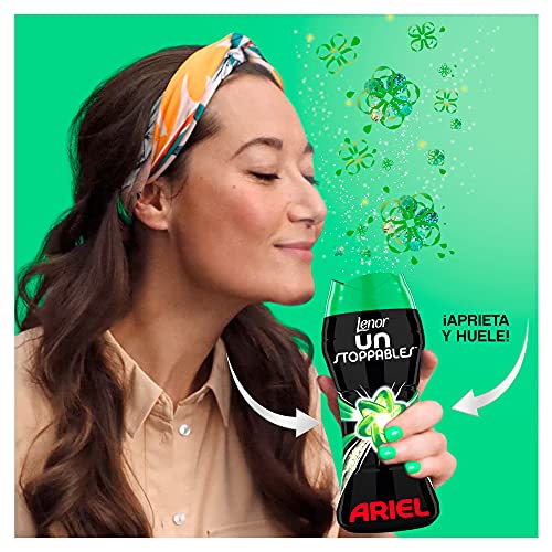 Lenor UNstoppables Perlas de Perfume para la Ropa, 60 Lavados (6 x 140 gr) Fragancia Ariel