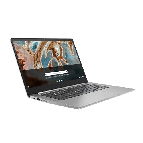 Lenovo IdeaPad 3 Chromebook Gen 6 - Portátil 14" FullHD (MediaTek MT8183, 4GB RAM, 64GB eMMC, Arm Mali-G72 MP3 GPU, Chrome OS) Color Gris - Teclado QWERTY Español
