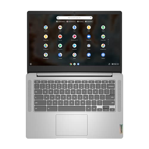 Lenovo IdeaPad 3 Chromebook Gen 6 - Portátil 14" FullHD (MediaTek MT8183, 4GB RAM, 64GB eMMC, Arm Mali-G72 MP3 GPU, Chrome OS) Color Gris - Teclado QWERTY Español